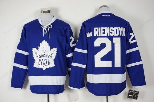 Men’s Toronto Maple Leafs #21 James Van Riemsdyk Royal Blue 2016-17 Home 100Th Anniversary Hockey