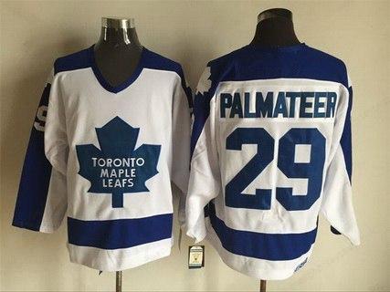 Men’s Toronto Maple Leafs #29 Mike Palmateer White 1978 CCM Vintage Throwback NHL Hockey Jersey