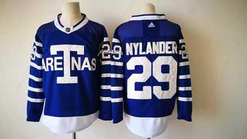 Men’s Toronto Maple Leafs #29 William Nylander Royal Blue Arenas 2017-2018 Hockey Stitched NHL Jersey