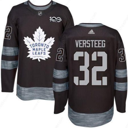 Men’s Toronto Maple Leafs #32 Kris Versteeg Black 100Th Anniversary Stitched NHL 2017 Adidas Hockey Jersey