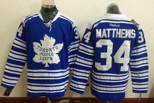 Men’s Toronto Maple Leafs #34 Auston Matthews Blue 2014 Winter Classic Stitched NHL Reebok Hockey Jersey