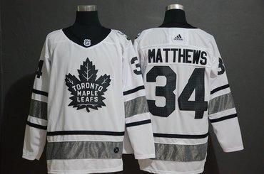 Men’s Toronto Maple Leafs 34 Auston Matthews White 2019 NHL All-Star Adidas Jersey