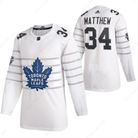 Men’s Toronto Maple Leafs #34 Auston Matthews White 2020 NHL All Star Game Adidas Jersey