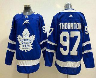 Men’s Toronto Maple Leafs #34 Joe Thornton Royal Blue Adidas Stitched NHL Jersey