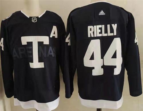 Men’s Toronto Maple Leafs 44 Morgan Rielly Navy 2022 NHL Heritage Classic Adidas Jersey