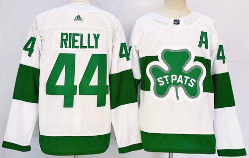 Men’s Toronto Maple Leafs #44 Morgan Rielly White St Patricks Authentic Jersey