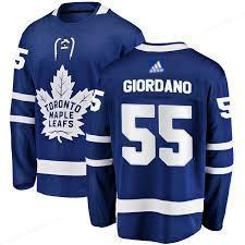 Men’s Toronto Maple Leafs #55 Mark Giordano Royal Blue Adidas Stitched NHL Jersey