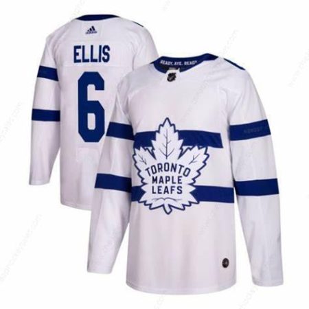 Men’s Toronto Maple Leafs #6 Ron Ellis White Adidas Stitched NHL Jersey