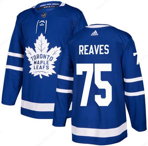 Men’s Toronto Maple Leafs #75 Ryan Reaves Blue Stitched Jersey