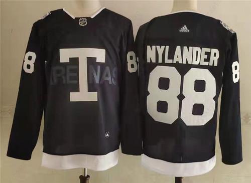 Men’s Toronto Maple Leafs 88 William Nylander Navy 2022 NHL Heritage Classic Adidas Jersey