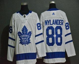 Men’s Toronto Maple Leafs #88 William Nylander White Adidas Stitched NHL Jersey