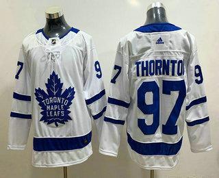 Men’s Toronto Maple Leafs #97 Joe Thornton White Adidas Stitched NHL Jersey