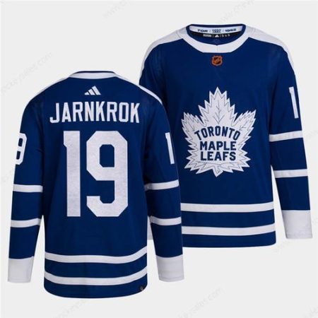 Men’s Toronto Maple Leafs Black #19 Calle Jarnkrok Blue 2022 Reverse Retro Stitched Jersey