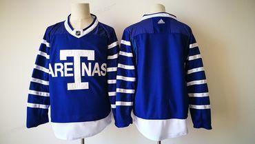 Men’s Toronto Maple Leafs Blank Royal Blue Arenas 2017-2018 Hockey Stitched NHL Jersey