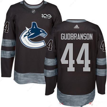 Men’s Vancouver Canucks #44 Erik Gudbranson Black 100Th Anniversary Stitched NHL 2017 Adidas Hockey Jersey