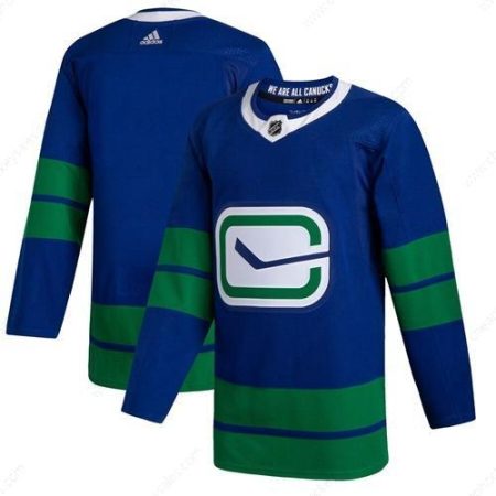 Men’s Vancouver Canucks Blank Blue Alternate Authentic Stitched Hockey Jersey