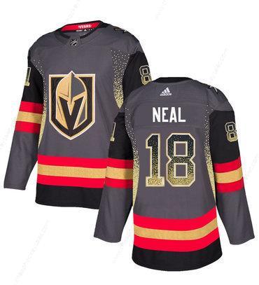 Men’s Vegas Golden Knights #18 James Neal Gray Drift Fashion Jersey