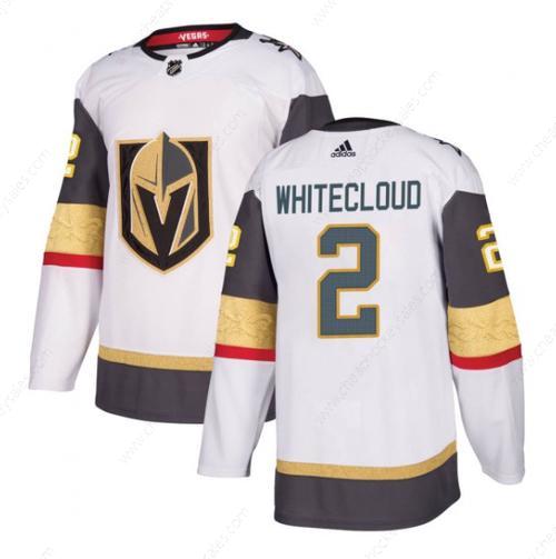 Men’s Vegas Golden Knights #2 Zach Whitecloud White Stitched Jersey