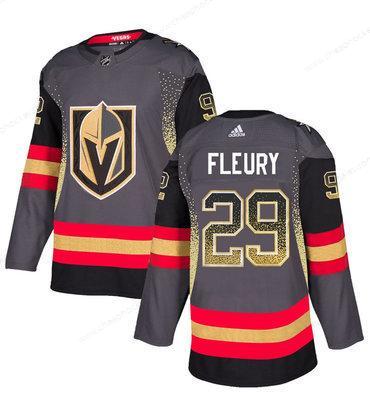 Men’s Vegas Golden Knights #29 Marc-Andre Fleury Gray Drift Fashion Jersey