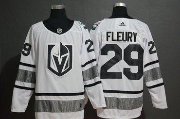 Men’s Vegas Golden Knights 29 Marc-Andre Fleury White 2019 NHL All-Star Game Adidas Jersey