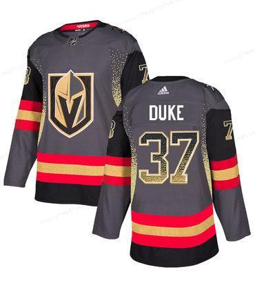 Men’s Vegas Golden Knights #37 Reid Duke Gray Drift Fashion Jersey