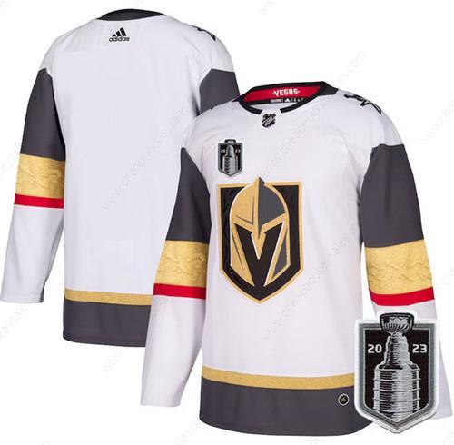 Men’s Vegas Golden Knights Blank White 2023 Stanley Cup Final Stitched Jersey