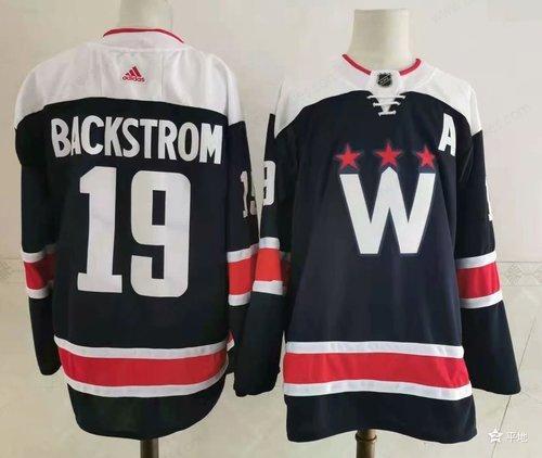 Men’s Washington Capitals #19 Nicklas Backstrom New Navy Blue Adidas Stitched NHL Jersey