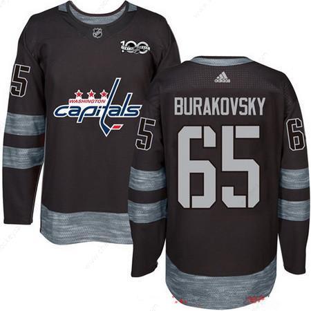 Men’s Washington Capitals #65 Andre Burakovsky Black 100Th Anniversary Stitched NHL 2017 Adidas Hockey Jersey