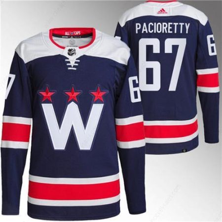 Men’s Washington Capitals #67 Max Pacioretty Navy Stitched Jersey