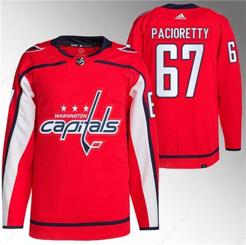 Men’s Washington Capitals #67 Max Pacioretty Red Stitched Jersey