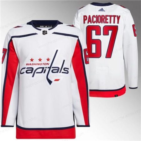 Men’s Washington Capitals #67 Max Pacioretty White Stitched Jersey