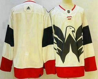 Men’s Washington Capitals Blank White 2023 Stadium Series Stitched Jersey