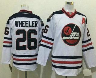 Men’s Winnipeg Jets #26 Blake Wheeler White 2017 Winter Classic Stitched NHL Reebok Hockey Jersey