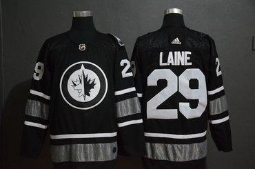 Men’s Winnipeg Jets 29 Patrik Laine Black 2019 NHL All-Star Adidas Jersey