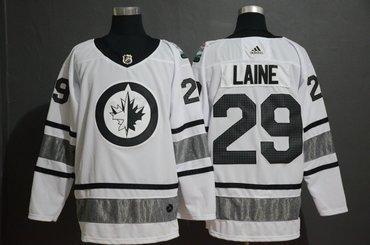 Men’s Winnipeg Jets 29 Patrik Laine White 2019 NHL All-Star Adidas Jersey