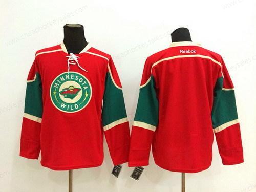 Minnesota Wild Blank Red Jersey