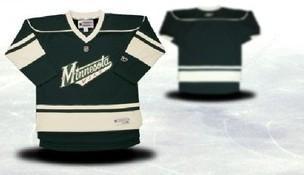 Minnesota Wild Youths Customized Green Jersey