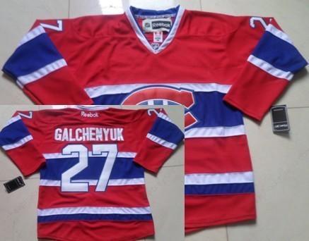 Montreal Canadiens #27 Alex Galchenyuk Red Ch Jersey