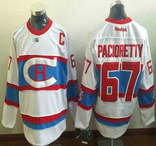 Montreal Canadiens #67 Max Pacioretty Reebok White 2016 Winter Classic Premier Jersey