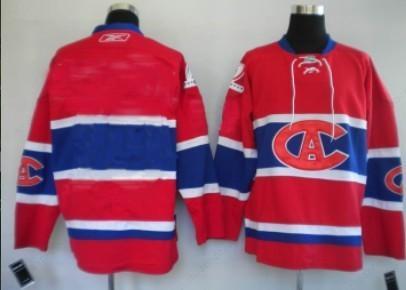 Montreal Canadiens Men’s Customized Red Ca Jersey