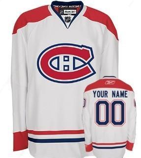 Montreal Canadiens Men’s Customized White Jersey