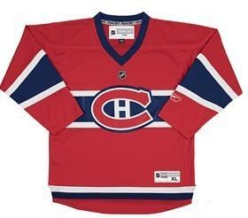 Montreal Canadiens Youth Customized Red Ch Jersey