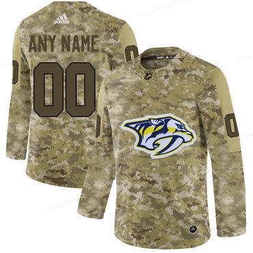 Nashville Predators Camo Men’s Customized Adidas Jersey