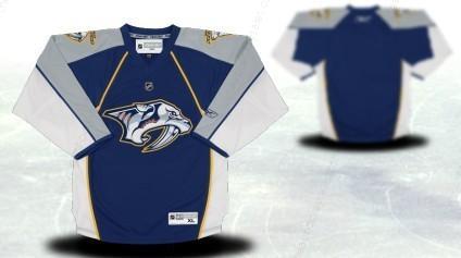 Nashville Predators Youths Customized Blue Jersey