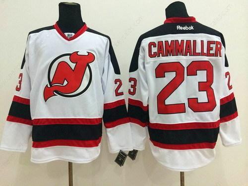 New Jersey Devils #23 Michael Cammalleri White Jersey