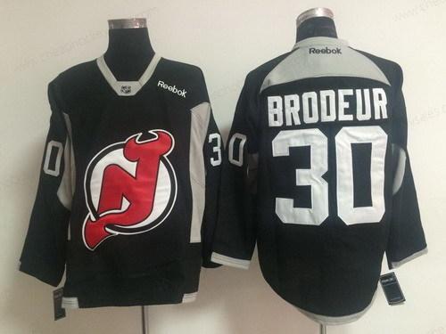 New Jersey Devils #30 Martin Brodeur 2014 Training Black Jersey