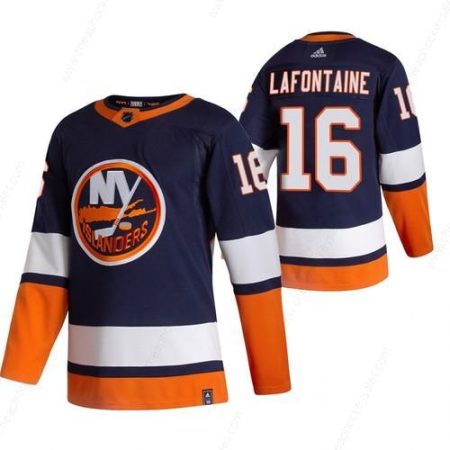 New York Islanders #16 Andrew Ladd Navy Blue Men’s Adidas 2020-21 Reverse Retro Alternate NHL Jersey