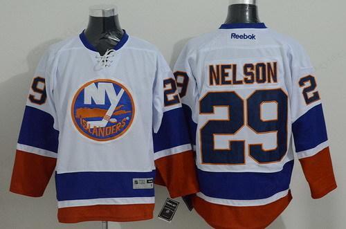 New York Islanders #29 Brock Nelson White Jersey