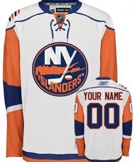 New York Islanders Men’s Customized White Jersey