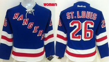 New York Rangers #26 Martin St. Louis Light Blue Women’s Jersey